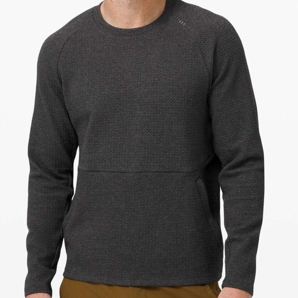 Men's Lululemon Crewneck Sweatshirt (Dark Gray) - Picture 1 of 5